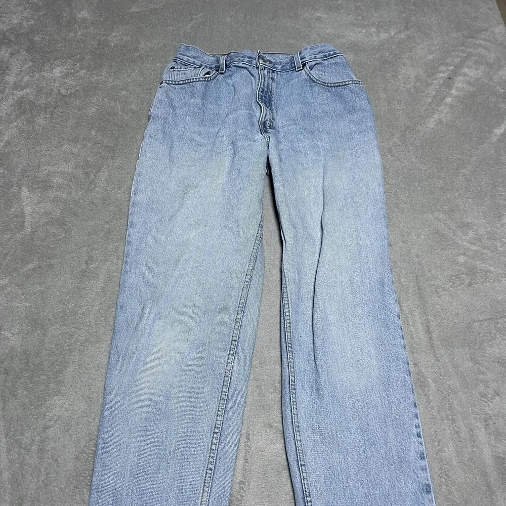 Vintage Levis 550 Jeans Womens Size 12 Mis M Blue Denim Relaxed Tapered Made USA - Picture 3 of 9